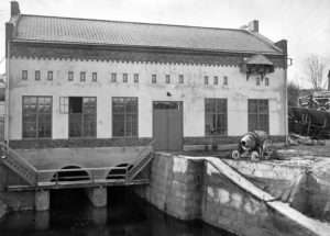 Brynge kraftverk uppfört 1924. Foto: Werner Wångström.